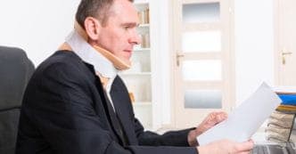 Injured worked filing for workers comp in Harrisonburg.